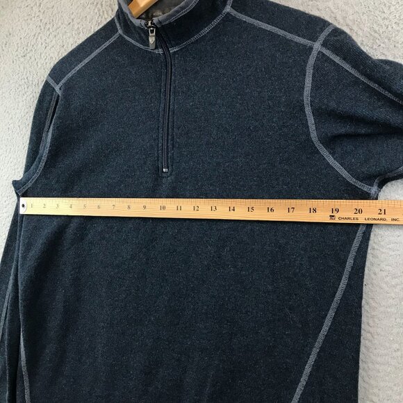 Kuhl Mens Blue Half-Zip Pullover Sweater Fleece size M - Picture 8 of 13